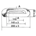 Talamex Magnesium Bolt-On Hull Anodes for Fresh Water 0.35Kg sizes