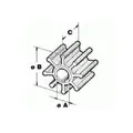 Impeller fits Suzuki DF9.9B, DF15A, DF20A diagram
