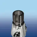 Glomex 4 Way Ratched Mount In Stainless Steel Locking By Clamp Cable Slot Standard Thread 1"X14