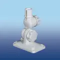 Glomex 4 Way Ratchet Mount In Reinforced Nylon Uv Resistant Design With Knob, For Deck Or Bulkhead