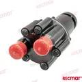 Mercruiser Sea Water Pump High Resistance Plastic assembly with stainless steel fittings​  (46-807151A12, 46-72774A32, 46-59112A2, 46-63450A2, 46-72774A11, 46-73823A7)