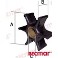Impeller fits Suzuki DF9.9B, DF15A, DF20AImpeller fits Suzuki DF9.9B, DF15A, DF20A