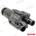 Mercruiser Sea Water Pump High Resistance Plastic assembly with stainless steel fittings​  (46-807151A12, 46-72774A32, 46-59112A2, 46-63450A2, 46-72774A11, 46-73823A7)