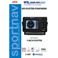 GPS-PLOTTER-FISHFINDER 5 INCH inc transom mount transducer  K-CHART inc