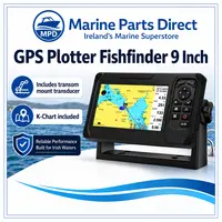 GPS-PLOTTER-FISHFINDER 9 INCH inc transom mount transducer K-CHART inc