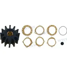 Impller fits Volvo/Crusader/Cummins/Perkins/Onan/Kohler/Westerbeke/Sherwood for pump with belt drive AQ 190A, AQ 240A 835874