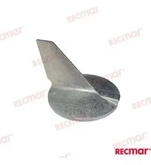 Zinc Trim Tab Anode fits Yamaha 200-300HP (61A-45371-00) side view