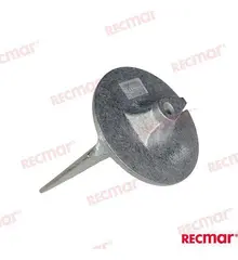 Zinc Trim Tab Anode fits Yamaha 200-300HP (61A-45371-00) bottom