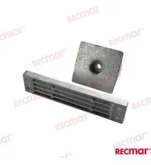 Zinc Trim Tab Anode Kit A fits Yamaha F425A/XF425N