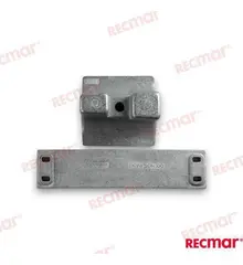 Zinc Trim Tab Anode Kit A fits Yamaha F425A/XF425N