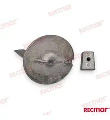 Zinc Trim Tab Anode Kit fits Yamaha F30B/F40F/F40H/F50H/F60F
