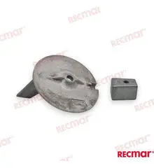 Zinc Trim Tab Anode Kit fits Yamaha F30B/F40F/F40H/F50H/F60F