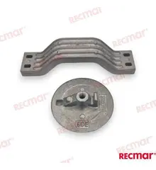 Zinc Trim Tab Anode Kit A fits Yamaha F200C/F225B/F225F/F250D/F300B