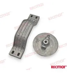 Zinc Trim Tab Anode Kit A fits Yamaha F200C/F225B/F225F/F250D/F300B