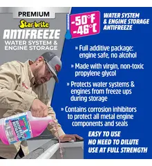 Star brite Premium non-toxic marine antifreeze 3.78L bottle