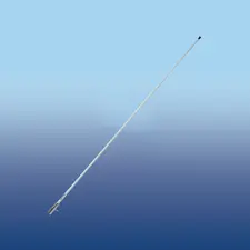 Glomex RA112CR 1,5m (5′) VHF Antenna with Chromed Brass Ferrule and 4,5m (15′) Coax Cable
