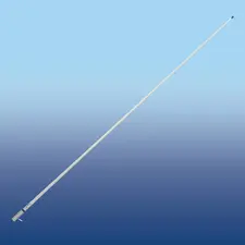 Glomex RA120CR 2.4m (8') VHF Antenna with Chromed Brass Ferrule and 4,5m (15′) Coax Cable