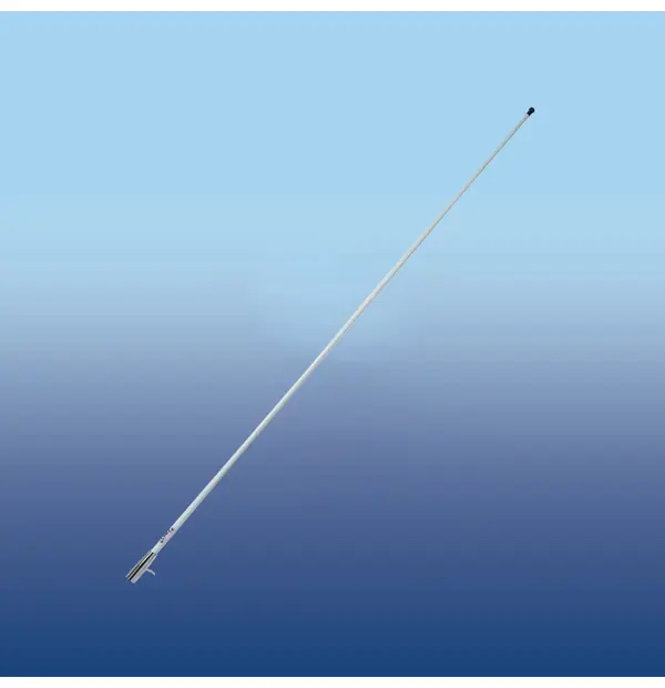 Glomex RA112CR 1,5m (5′) VHF Antenna with Chromed Brass Ferrule and 4,5m (15′) Coax Cable