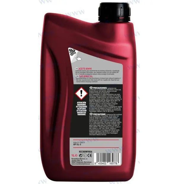 Reclube Gearlube 80W-90 1L Rear