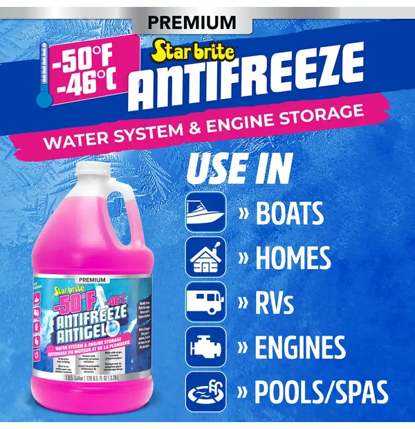 Star brite Premium non-toxic marine antifreeze 3.78L bottle